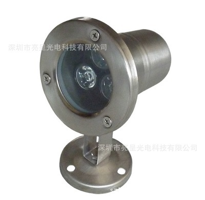 【LED水底燈 3*1W IP68,適用于水池、噴泉、廣場、公園、酒店等】價格,廠家,圖片,其他室外燈具,深圳市亮呈光電科技-